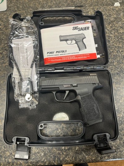 SIG SAUER P365X 9MM LUGER (9x19 PARA)