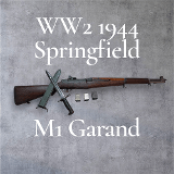 SPRINGFIELD ARMORY M1 Garand WW2 1944 .30-06 SPRG - 1 of 3