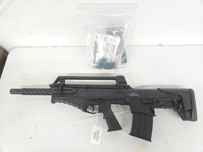 HATSAN ARMS COMPANY Escort BTS12 Bullpup w/2 Mags, 3 Chokes, 2 Flip Up Sights, Original Manual 12 GA