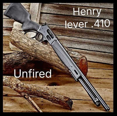 HENRY LEVER ACTION X MODEL SHOTGUN .410 BORE