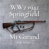SPRINGFIELD ARMORY m1 garand ww2 1942 .30-06 SPRG - 1 of 3