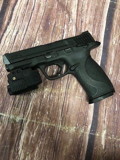 SMITH & WESSON M&P 40 Ambi-Thumb Saftey w/ Solofish Light/Green Laser Combo .40 S&W