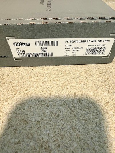SMITH & WESSON M&P BODYGUARD 2.0 CC .380 ACP