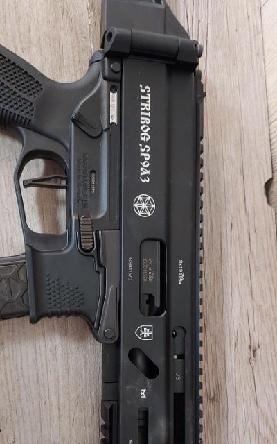 GRAND POWER Stribog SP9A3 9MM LUGER (9x19 PARA)