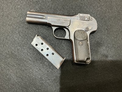 FN BROWNING PATENT 7.65MM