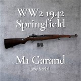 SPRINGFIELD ARMORY m1 garand ww2 1942 .30-06 SPRG - 1 of 3