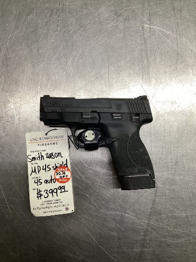 SMITH & WESSON M&P SHIELD .45 AUTO RIM