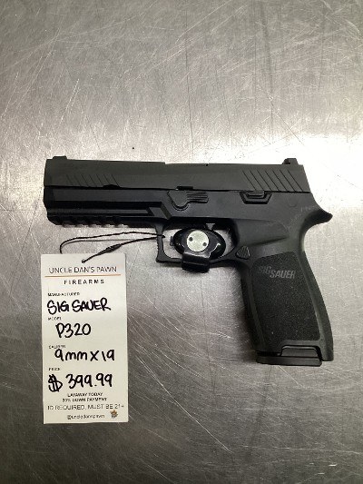 SIG SAUER P320 9MM LUGER (9x19 PARA)