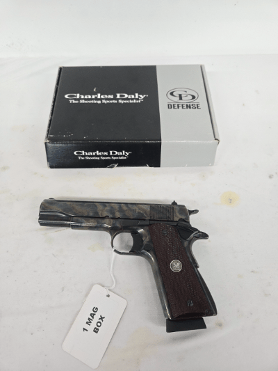 CHARLES DALY 1911 Case Hardened w/Mag, Original Box .45 ACP