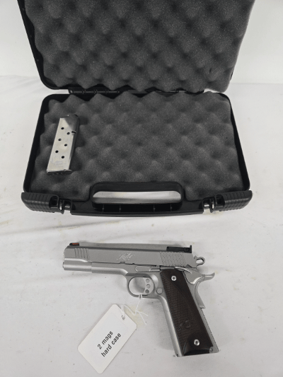 KIMBER 1911 Target II Stainless w/Original Hard Case, 2 Mags .45 ACP