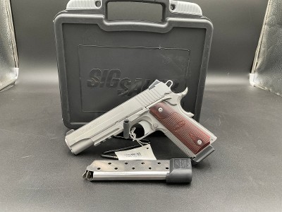 SIG SAUER 1911 STAINLESS CA COMPLAINT RAIL .45 ACP