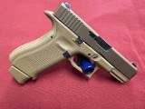 GLOCK G19X GEN5 PEANUT BUTTER COLOR FDE 9MM LUGER (9x19 PARA) - 2 of 3
