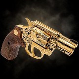 COLT ONLY ONE: King Cobra 2" - 357 Magnum - Scroll Engraved & Full 24K Gold Plated .357 MAG - 1 of 3