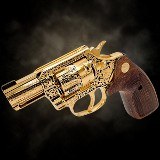 COLT ONLY ONE: King Cobra 2" - 357 Magnum - Scroll Engraved & Full 24K Gold Plated .357 MAG - 3 of 3