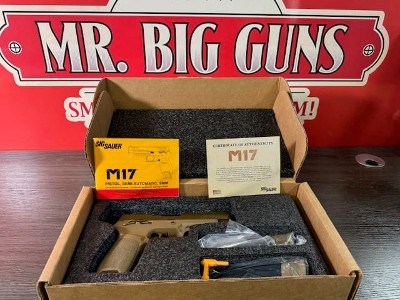 SIG SAUER M17 MILITARY SURPLUS 9MM LUGER (9X19 PARA)