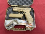 GLOCK G19X GEN5 PEANUT BUTTER COLOR FDE 9MM LUGER (9x19 PARA) - 1 of 3