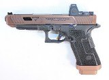 GLOCK EXCELLENT GLOCK G34 GEN 3 TTI COMBAT MASTER COPPERHEAD 9MM W/ 7-MAGS TRIJICON RMR & BOX 9MM LUGER (9x19 PARA) - Image 1 of 3