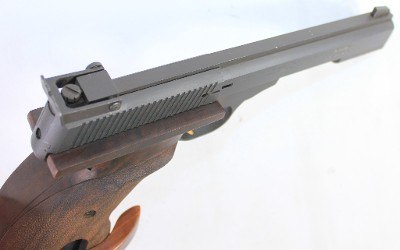 FN FN BROWNING INTERNATIONAL 22 LR MATCH TARGET PISTOL 6" BARREL BLUED MADE IN FRANCE 1-MAG .22 LR - Image 3 of 3
