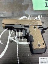 KIMBER MICRO 9 DESERT TAN W/CRIMSON TRACE 9MM LUGER (9X19 PARA) - 2 of 3