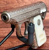 ARMI GALESI Rare engraved Nickel model 9 6.35MM/.25 ACP - 3 of 3