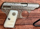 ARMI GALESI Rare engraved Nickel model 9 6.35MM/.25 ACP - 2 of 3