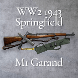 SPRINGFIELD ARMORY M1 GARAND WW2 1943 .30-06 SPRG - 1 of 3