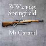 SPRINGFIELD ARMORY M1 GARAND WW2 1945 .30-06 SPRG - 1 of 3