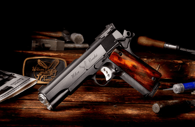 WILSON COMBAT 45TH ANNIVERSARY ONLY 450 MADE 1911 .45 ACP - Image 1 of 3