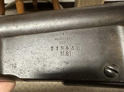 WAFFENFABRIK BERN M81 Vetterli .41 SWISS - Image 3 of 3