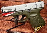 GLOCK Custom P51 Mustang Themed G26 Gen 3 9MM LUGER (9x19 PARA) - 1 of 3