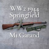 SPRINGFIELD ARMORY M1 GARAND WW2 1942 .30-06 SPRG - 1 of 3