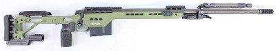 CURTIS CUSTOM MPA MASTERPIECE ARMS CURTIS CUSTOM HYBRID 300 NORMA 26" CARBON BBL GREEN RAT CHASSIS .300 NORMA MAG - Image 1 of 3