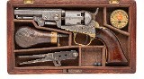 COLT FACTORY ENGRAVED 1849 POCKET REVOLVER .31 CAL - 1 of 3