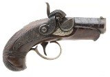 EVANS ARMS BEAUTIFUL CASED SET OF EVANS PEANUT SIZE DERRINGERS .50 CALIBER - 2 of 3