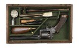 ADAMS ARMS FACTORY CASED AND ENGRAVED ADAMS REVOLVER UNKNOWN - 1 of 3