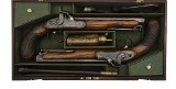 WESTLEY RICHARDS & CO. LTD. BEAUTIFUL CASED PAIR OF WESTLEY RICHARDS .50 CALIBER - 1 of 3