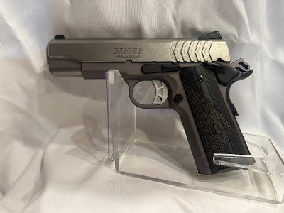 RUGER SR1911 LIGHTWEIGHT COMMANDER-STYLE 9MM LUGER (9X19 PARA) - Image 1 of 3
