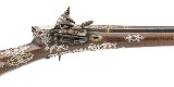 OTTOMAN GUNS VERY FINE SILVER MOUNTED OTTOMAN TUFEK RIFLE .58 CAL BLACK POWDER - 2 of 3