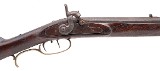 U.S. MILITARY & COMMERCIAL LONG ARMS MFG&sbquo;S AMERICAN HALF STOCK PERCUSSION RIFLE "GREAT WESTERN GUN WORKS" MARKED BARREL .41CAL UNKNOWN - 2 of 3
