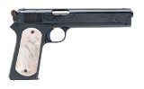 COLT ENGRAVED COLT 1902 MILITARY W/PEARL GRIPS .38 ACP - 1 of 3