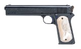 COLT ENGRAVED COLT 1902 MILITARY W/PEARL GRIPS .38 ACP - 2 of 3