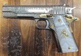 COLT Scarface Engraved Bright Nickel & 24k Gold .38 SUPER - 2 of 3