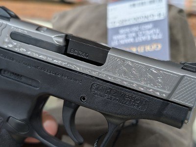 SMITH & WESSON M&P BODYGUARD 380 ENGRAVED .380 ACP - Image 3 of 3