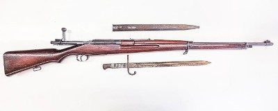 MAUSER SIAMESE TYPE 46 FROM 1903 CHAMBERED IN 8X56R 8X56MMR - Image 1 of 3