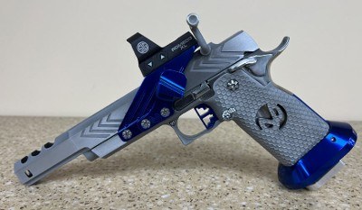 INFINITY FIREARMS IMM OPEN .38 SUPERCOMP Modified Masterpiece Romeo 3XL .38 SUPERCOMP - Image 1 of 1