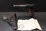 GERMAN MILITARY P.38 9MM LUGER (9x19 PARA) - 1 of 3