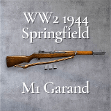 SPRINGFIELD ARMORY M1 GARAND WW2 1944 .30-06 SPRG - 1 of 3