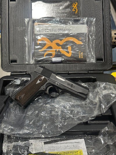 BROWNING 1911-22 A1 COMPACT .22 LR - Image 1 of 3
