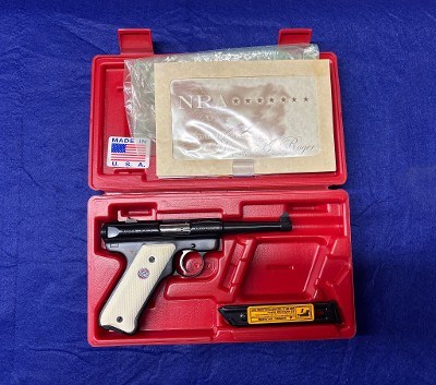 RUGER MARK II NRA .22 LR - Image 1 of 3