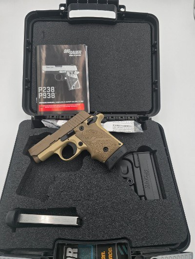 SIG SAUER P238 DESERT .380 ACP - Image 1 of 3